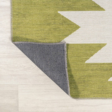 Chayton Minimalist Geometric Machine-washable Area Rug